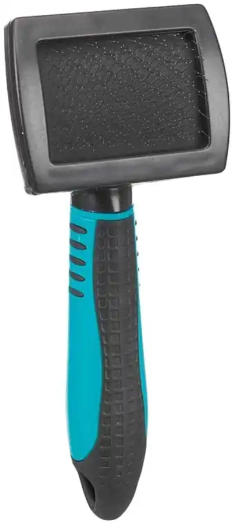 Soft brush for dog fur care, plastic, 7x16 cm - Trixie