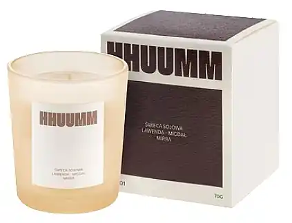 Soy Candle with Grapefruit, Jasmine, Amber, Vanilla & Patchouli Scent - Bath and Body