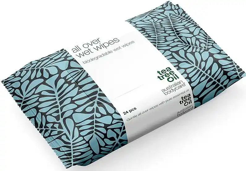 Wet Wipes with Tea Tree Oil, 24 pcs - Accessories