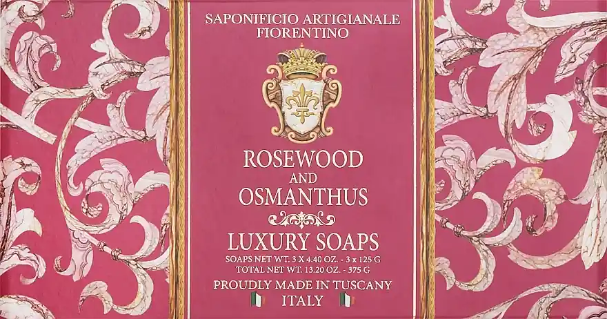 Natural Soap Set "Rosewood & Osmanthus" - Bath and Body