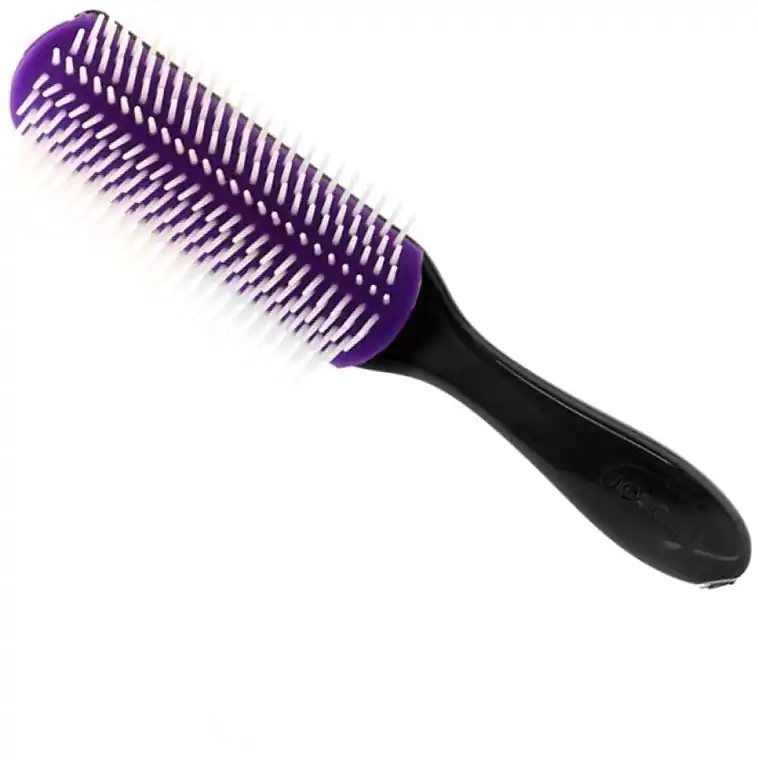 7-Row Comb with Silicone Teeth, C657, purple