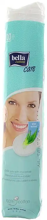 Round Cotton Pads with Aloe Vera, 100pcs - Accessories