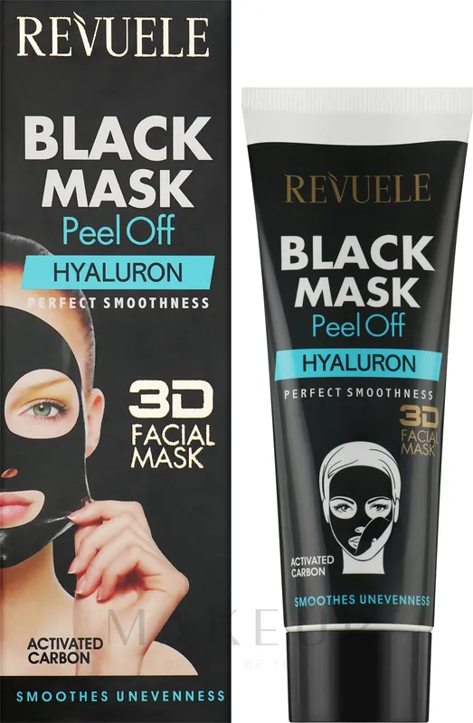 Black Facial Mask "Hyaluron" - Skin Care Products