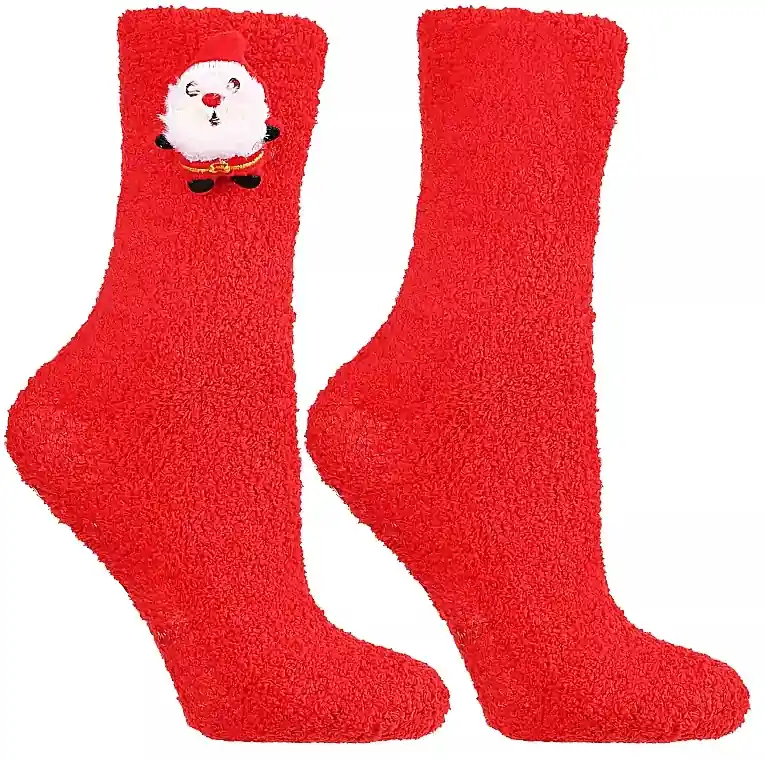 Long women's socks, CDC400-002, red