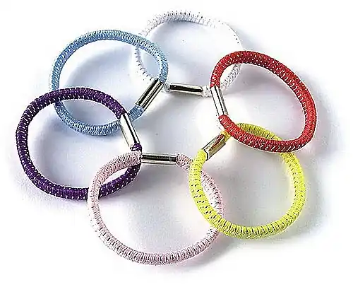 Elastic Hair Bands, FA-9908, 6 pcs