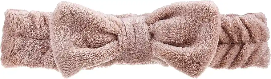 Headband with Bow, beige - Accessories