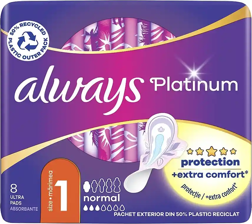 Sanitary Pads, 8pcs - Bath and Body