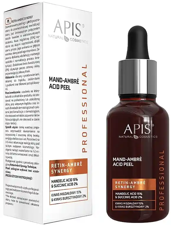 Face Peeling with 15% Mandelic Acid & 2% Succinic Acid - Skin Care Products
