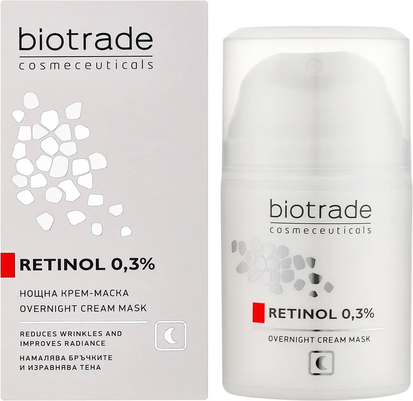 Anti-Aging Night Cream Mask for Skin Renewal & Radiance with Retinol 0.03%