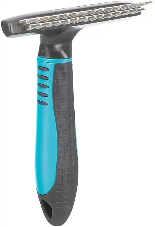 Metal comb brush with long bristles for dogs, 10x15cm - Trixie
