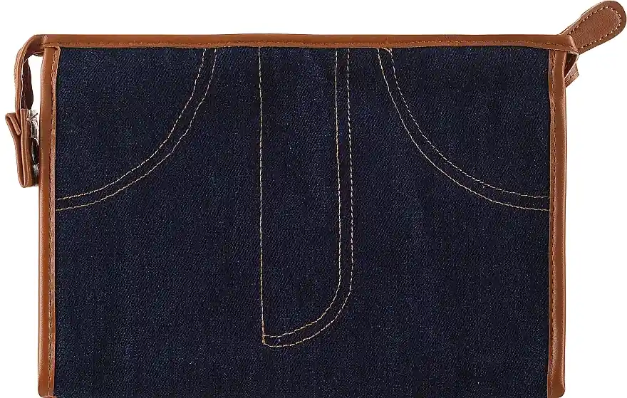 Makeup Bag "Real Jeans. Denim", 94552, dark blue - Accessories