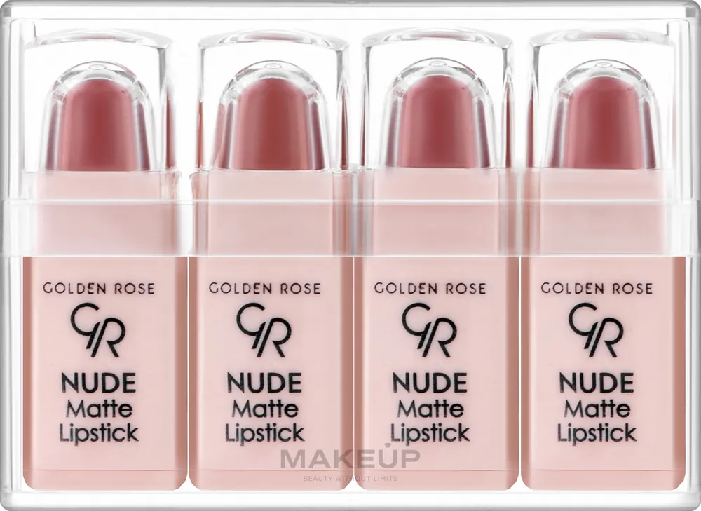Golden Rose Nude Matte Lipstick - Makeup