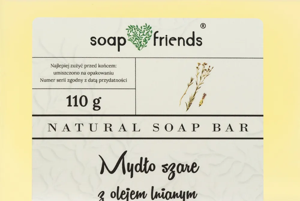 Linseed Oil Body Gray Glycerin Soap - Bath and Body