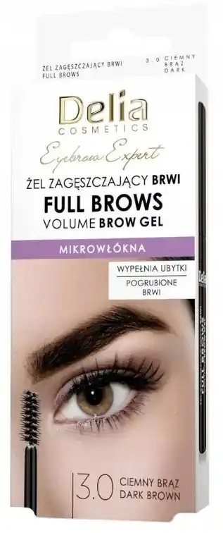 Delia Eyebrow Expert Full Brows Volume Brow Gel - Makeup