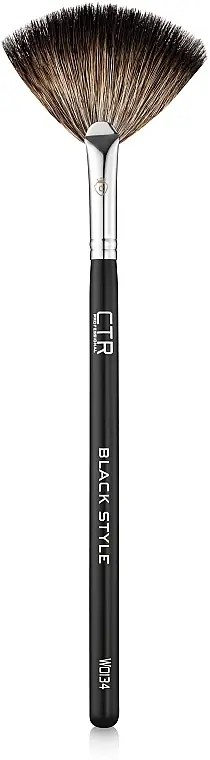 Fan Brush, italian racoon fiber, W0134 - Accessories