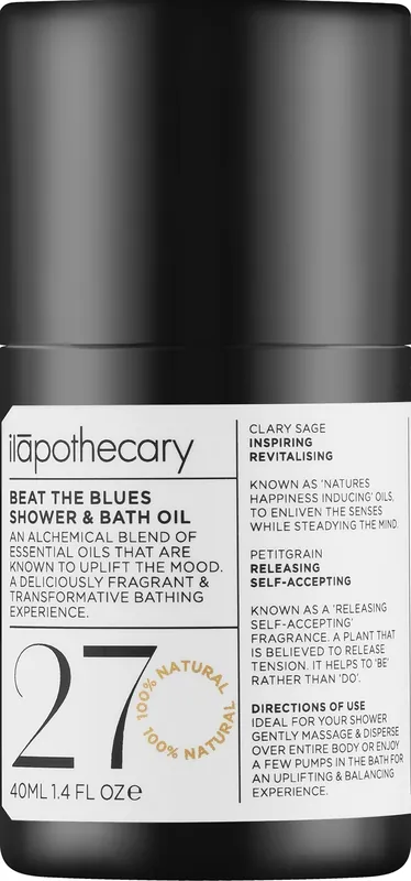 Shower and Bath Oil 'Beat the Blues', 27 - Bath and Body