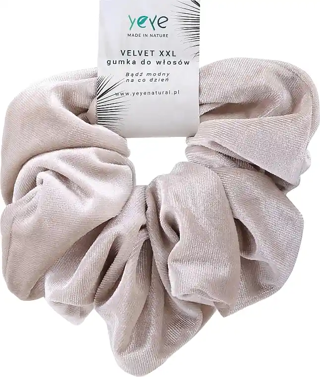 Velvet Scrunchie, beige - Accessories