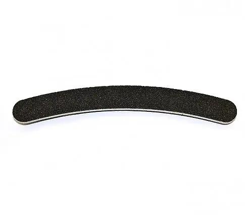 Nail File 100/180, banana, black - Accessories