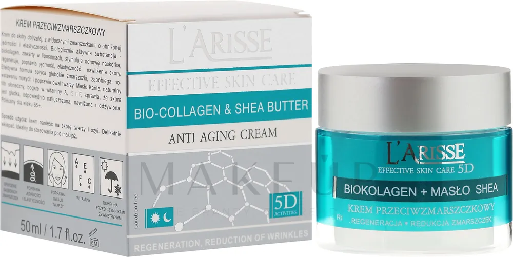Collagen and Shea Butter Anti-Wrinkle Cream 55+