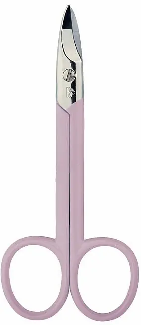 Nail Scissors 91396, 10.5 cm, pink handle - Accessories