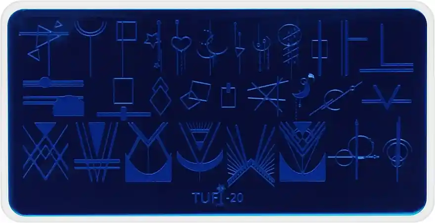 Stamping Plate, #20 - Nails