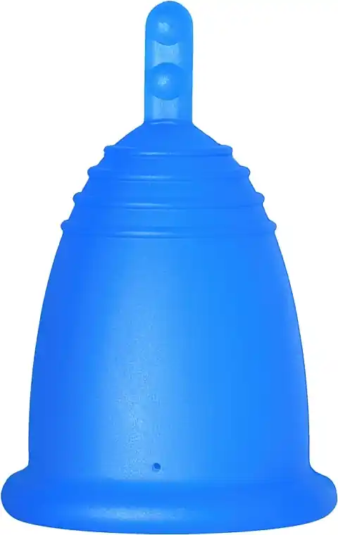 Menstrual Cup with Stem, size L, blue - Accessories