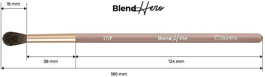 Eyeshadow Blending Brush 217P, natural pony fiber - Accessories