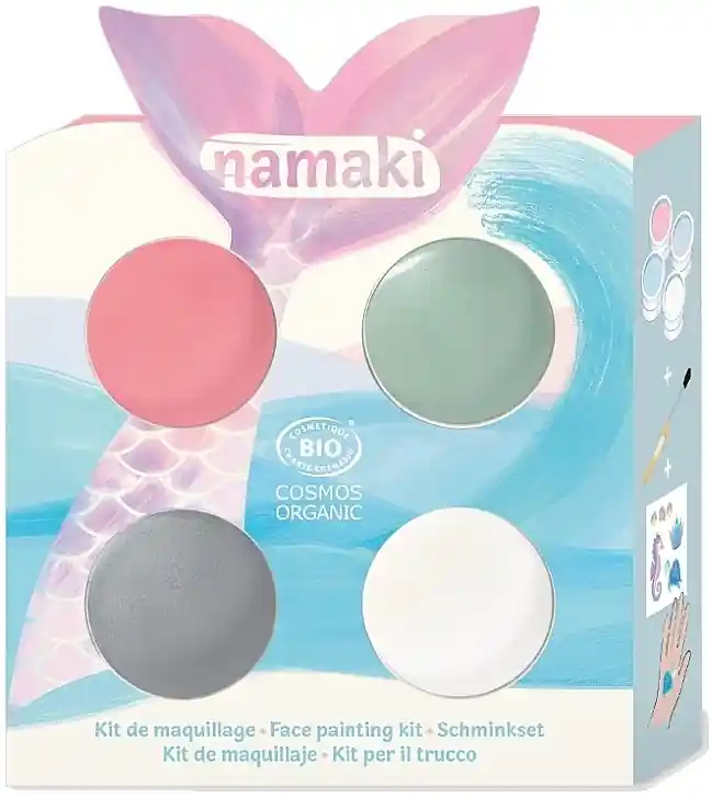 Mermaid Face Paint Set for Kids, 4 colors - Skin Care Products