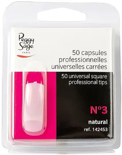 Versatile Square Tips #3, 50pcs - Nails