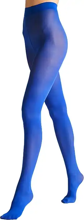 Women Tights 'Satin', 40 Den, cobalto - Clothes