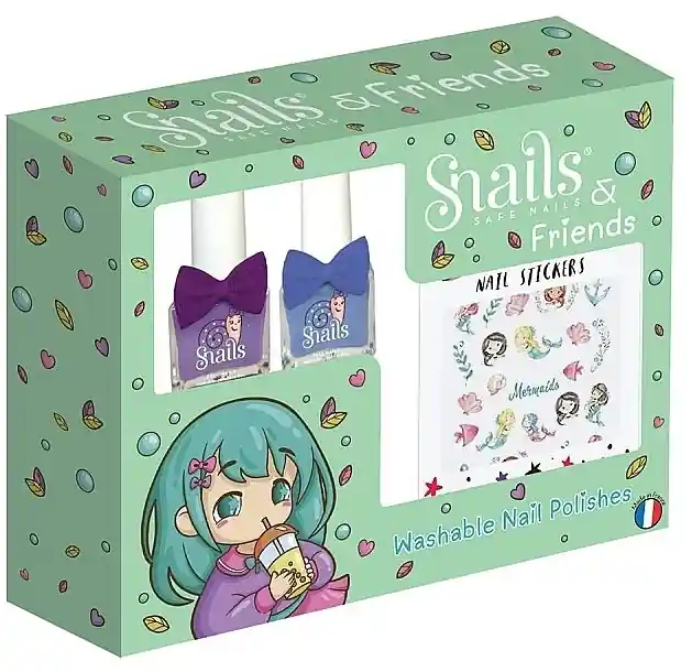 Snails Mermaid Lagoon (nail/polish/2x5ml + stickers)