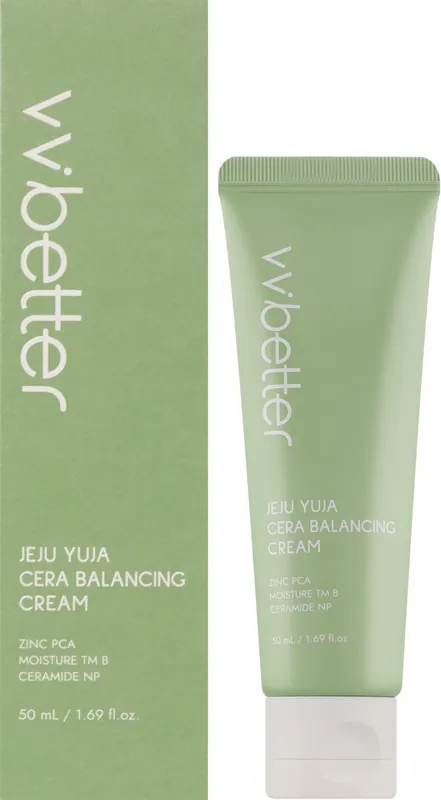 Balancing Face Cream with Yuju Extract & Ceramides - Skin Care Products