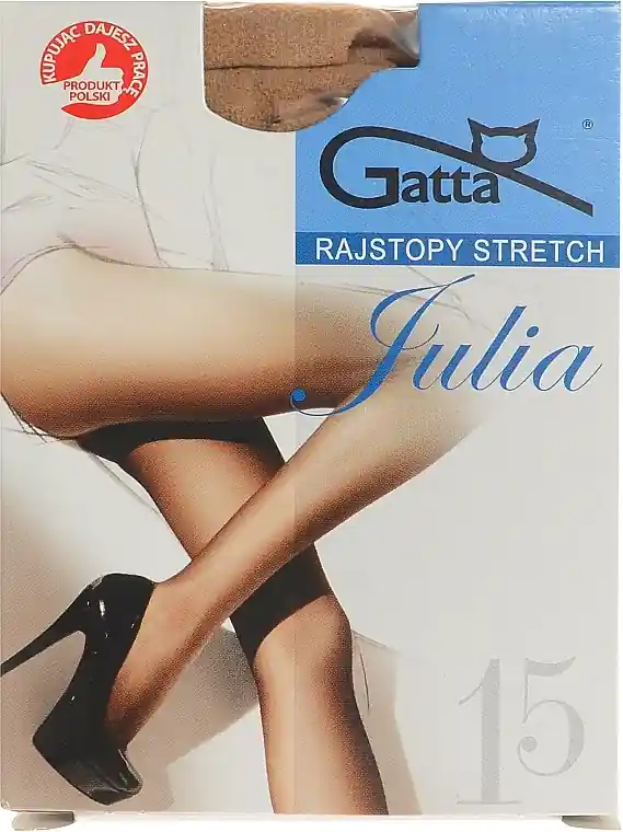 Tights 'Julia Stretch' 15 Den, golden - Clothes