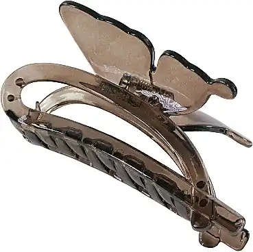 Dark Brown Butterfly Hair Claw Clip - Accessories