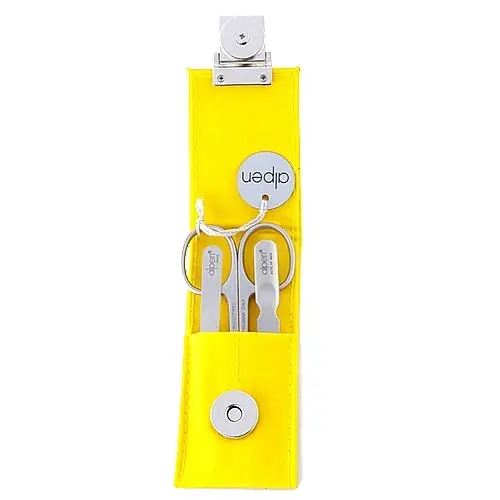 Manicure Set, 3 tools, 6810R, yellow - Accessories