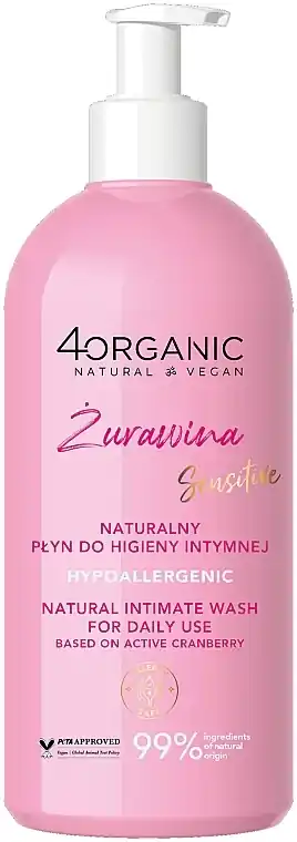 Cranberry Natural Intimate Wash Gel - Bath and Body