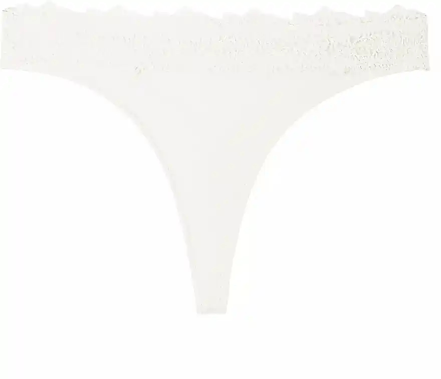 Women's viscose thongs, BDM500-053, white