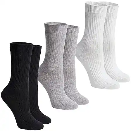 Women Long Socks, black - Clothes
