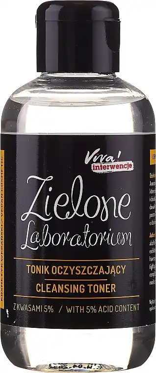 Cleansing Face Toner with 5% of Acids - Skin Care Products