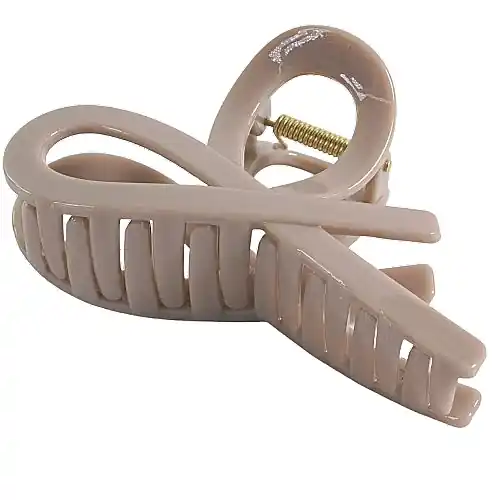Hair Clip 'Crab', Brown Bow - Accessories