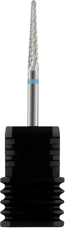 Carbide Nail Drill Bit 'Cone', 2.3 mm/14 mm, blue - Accessories