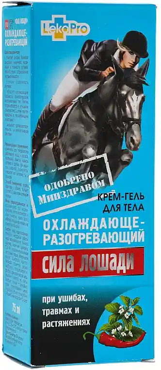 Cooling & Warming Cream Gel "Horse Power" - Bath and Body