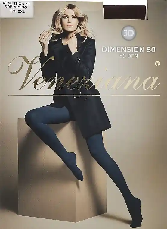 Tights "Dimension 3D", 50 Den, Cappuccino - Clothes