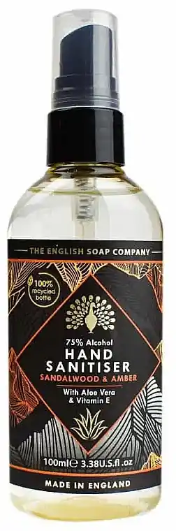 Hand Sanitizer "Sandalwood & Amber" - Bath and Body