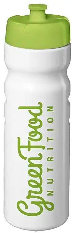Water Bottle 750ml, white and green - Accessories