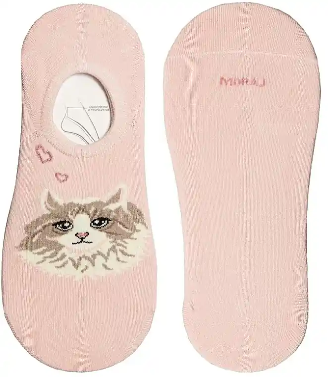 Women's Short Cotton Socks CDB200-013, Pink