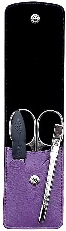 Lilac Manicure Set, 3 pcs, in a lilac case - Accessories