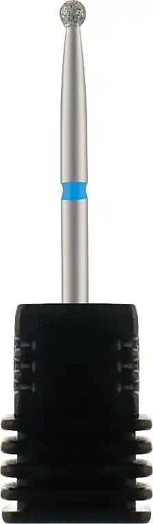 Diamond Nail Drill Bit 'Ball', 801 001 023V 2.3 mm, blue mark - Accessories