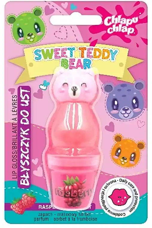 Chlapu Chlap Lip Gloss Sweet Teddy Bear - Makeup