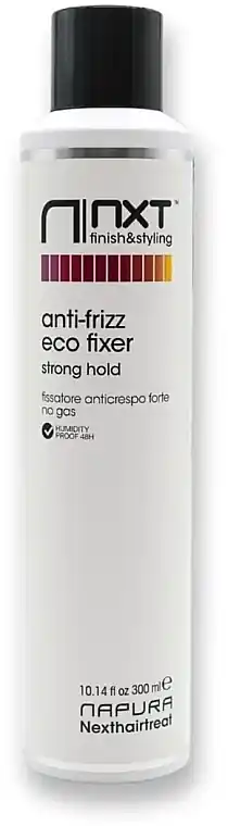 Anti-frizz eco fixer strong hold no gas